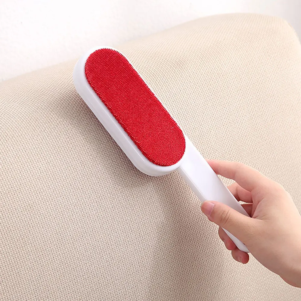 Cheapest Lint Remover 2 Sided Reusable Electrostatic Woolbrush Dog Cat Pet Hair Remover Fabric Shaver Brush For Sofa Clothes