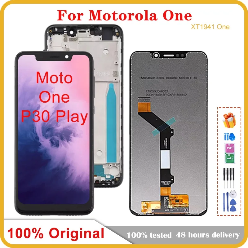 

5.9" Original Display For Motorola Moto One P30 Play LCD Touch Screen Assembly For One P30 Play XT1941-1 XT1941-3 XT1941 Display