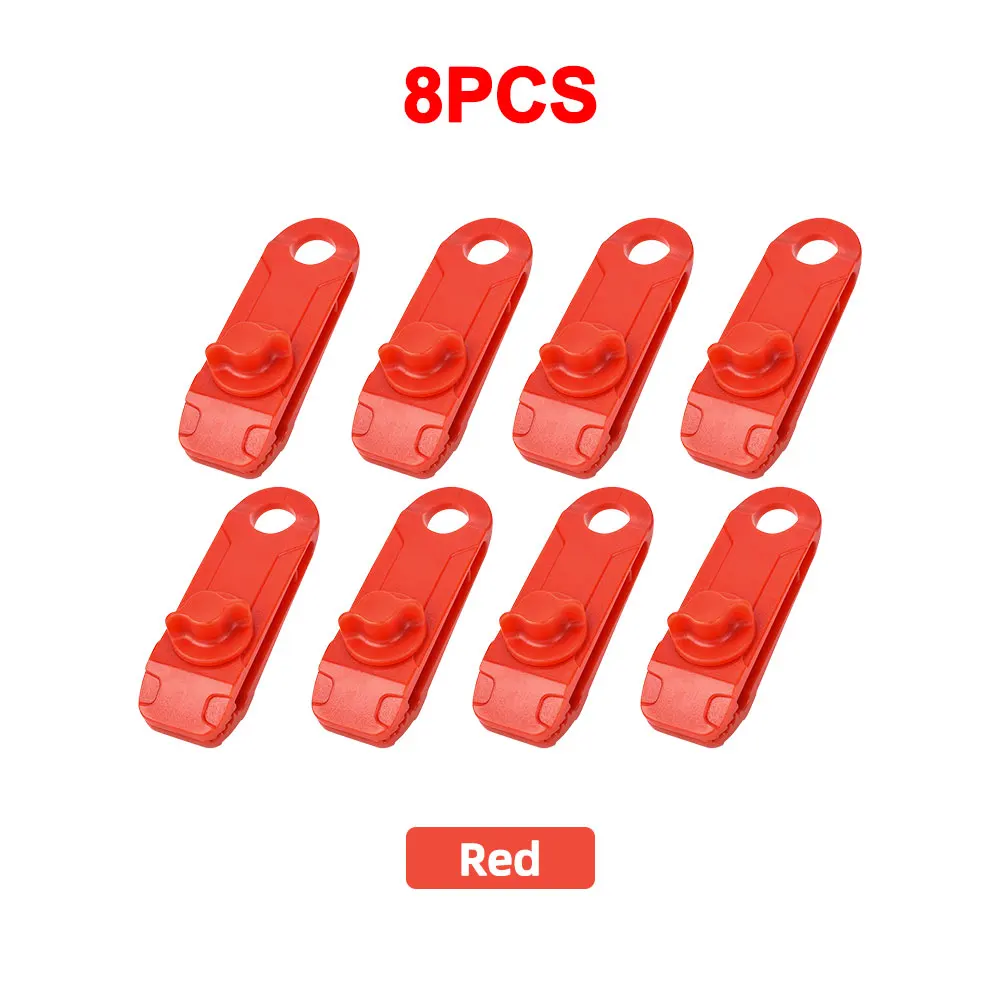 8 PCS Red