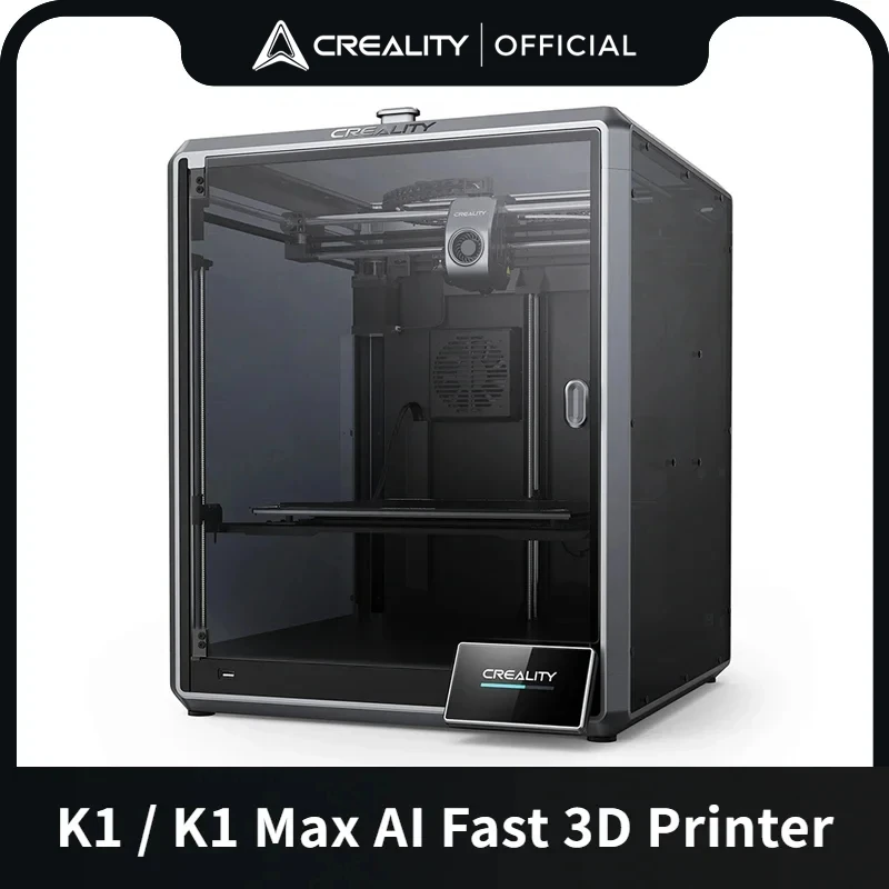 

CREALITY K1 Max / K1 3D Printer 600mm/S Speed PrintING Stable Frame Enclosed Chamber Dual Fan Direct Drive Extruder 3D Printer