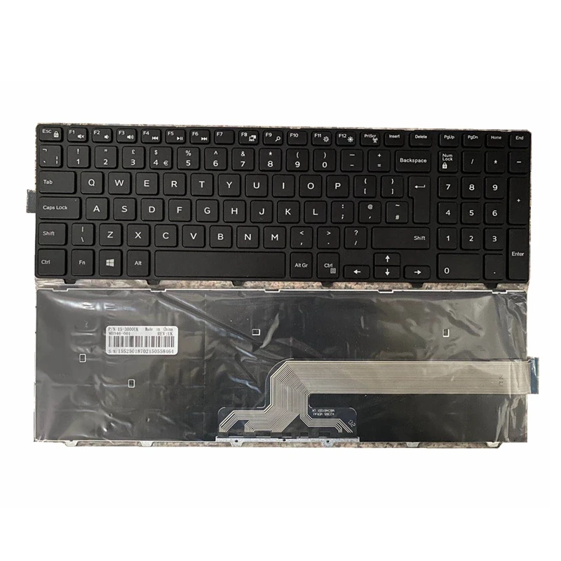 

Английская раскладка клавиатуры ноутбука заменить для Dell Inspiron 15-3000 5000 3541 3542 3543 5542 3550 5545 15-5547 15-5547 15-5000 15-5545