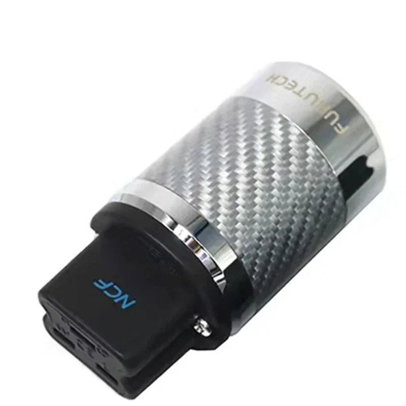 

Углеродное волокно 20A родиевый разъем IEC Plug для DIY усилителя кабеля питания HiFi Audio