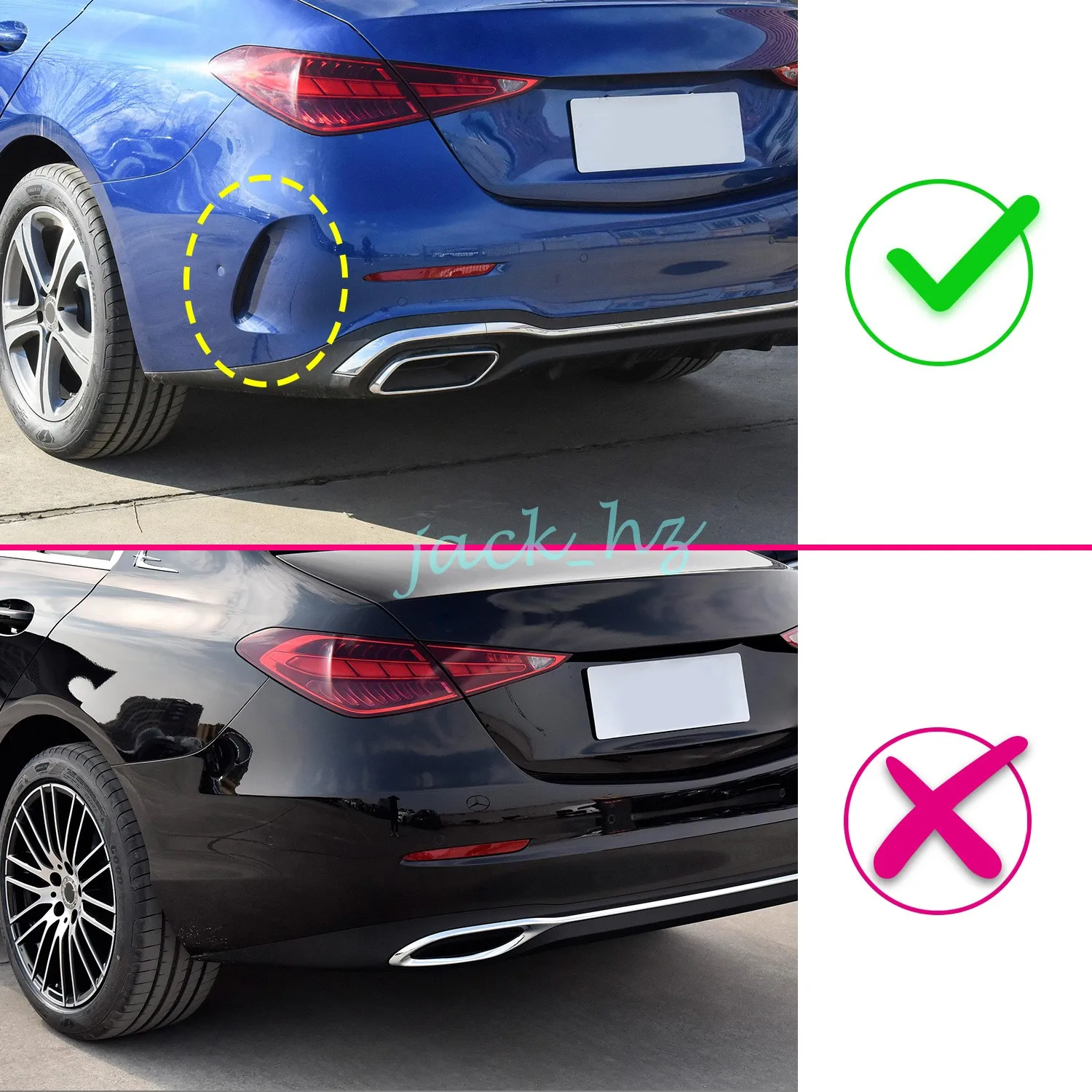 ޸ C Ŭ C200 C220d C300 C43 AMG  W206 2022 2023 ũ   ÷  Ȱ Ŀ