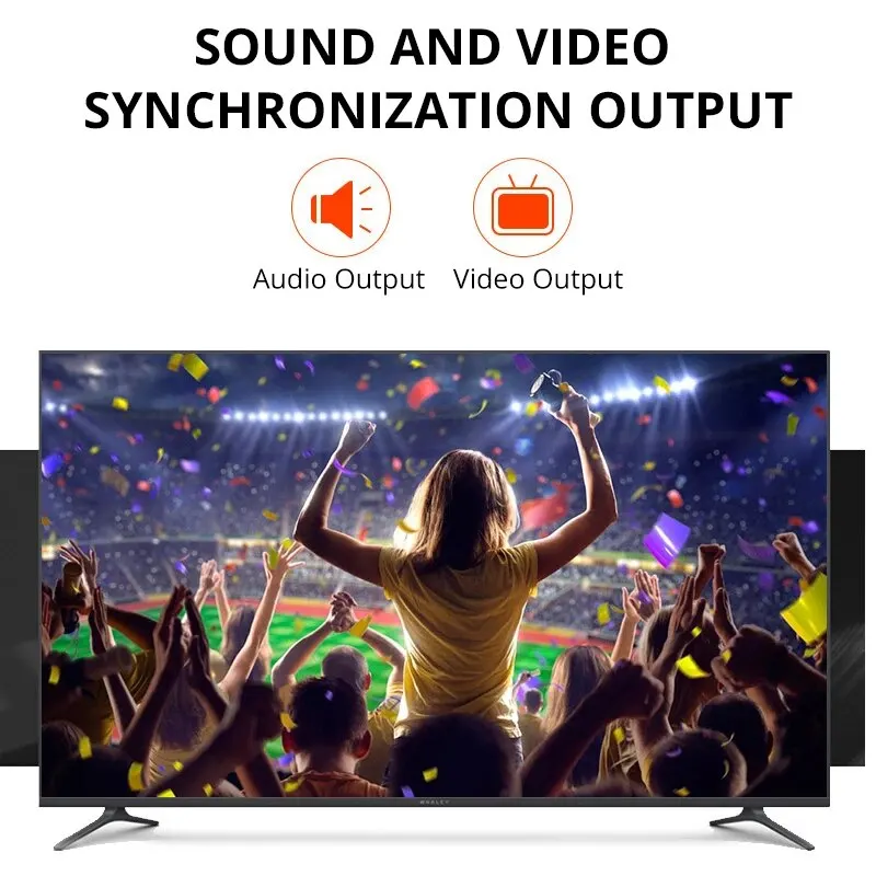 AV To HDMI Converter AV To HDMI Video Adapter Monitoring Set Top Box To TV High Definition Adapter