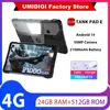 Unihertz 8849 Tank PAD E,24GB+512GB,Rugged Projector Tablet,21000mAh,10.95" FHD 120Hz,32MP+50MP,66W Tablets PC Global Version 1