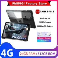 Unihertz 8849 Tank PAD E,24GB+512GB,Rugged Projector Tablet,21000mAh,10.95" FHD 120Hz,32MP+50MP,66W Tablets PC Global Version 1
