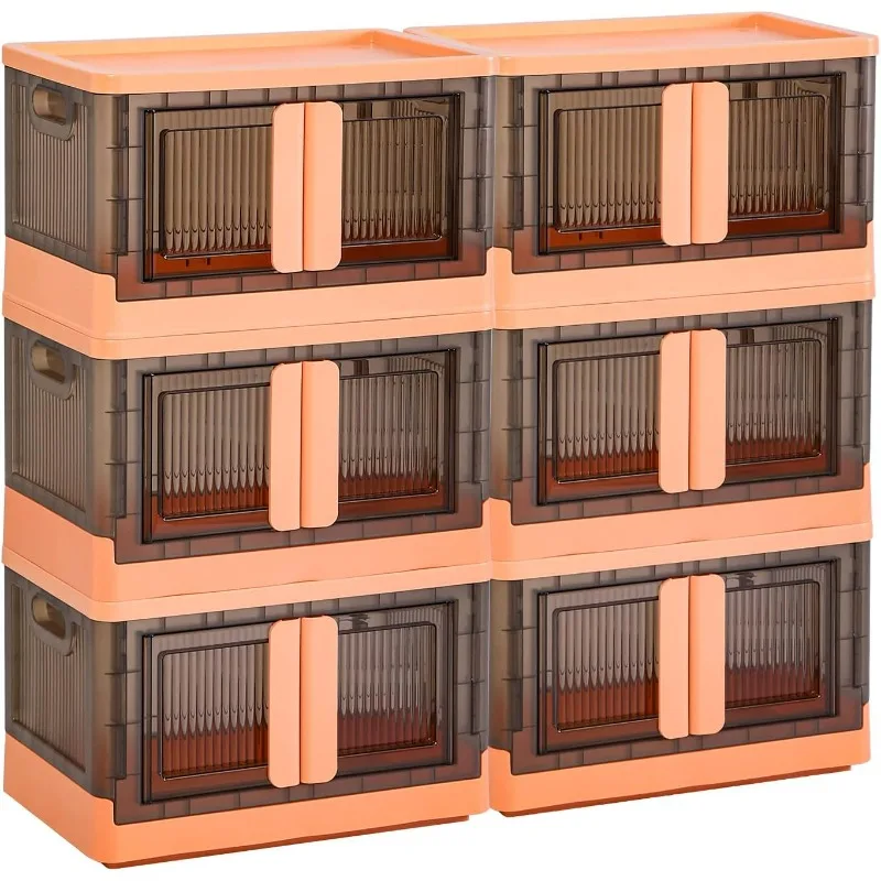 

Storage Cabinet - Storage Containers,Dorm Room Essentials, Stackable Organization and Storage, Plastic Car Organizer(6 Pack)
