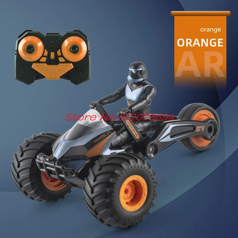 Dual Mode Deformation High Speed Remote Control Motorcycle 30Mins Cool Lighting And Sound Effect 360 ° Rotating RC Tricycle Car 6