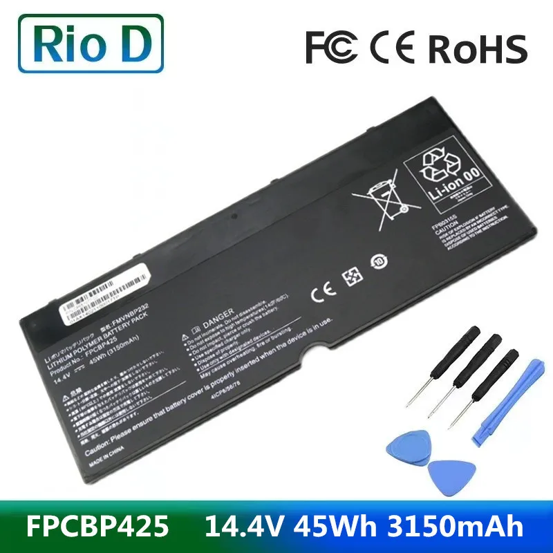 

Аккумулятор FPCBP425 FMVNBP232 для ноутбука Fujitsu Lifebook U745 T935 T904U Series FPB0315S, 14,4 В, 45 Вт/ч, 3150 мАч