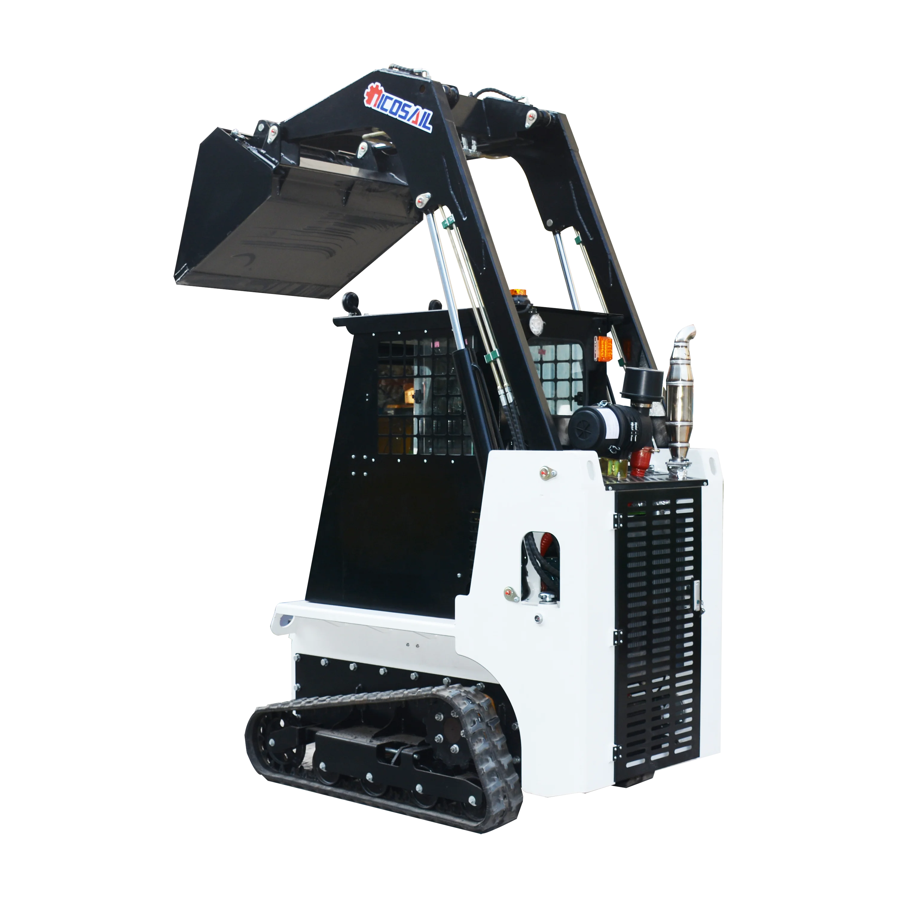 Customized Small Sliding Loader with Hydraulics from China Various Accessories Included for Sale