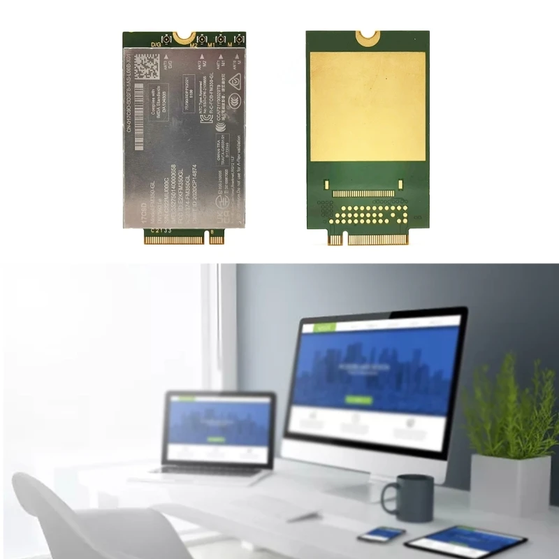 FM350GL DW5931e LTE Module 4x4 Module Replacement Networking Card for 5531 9330 3571 Laptops