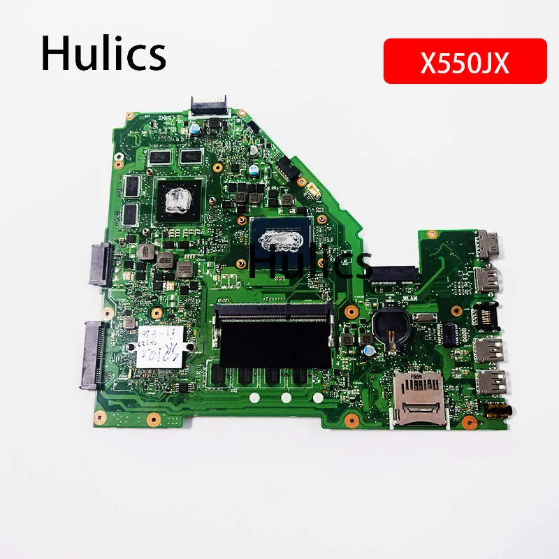 

Материнская плата Hulics X550JX для ноутбука ASUS X550JK X550JD FX50J J GTX950M I7-4720HQ I7-4750HQ CPU