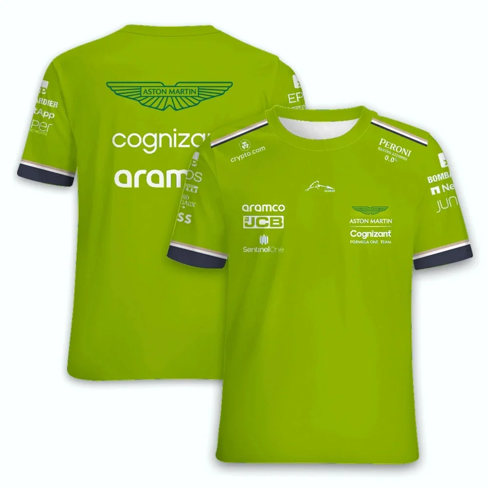 thumbnail image 1 of 2024 nueva camiseta de secado rápido para hombre, traje de motociclismo de carreras de F1, camiseta de manga corta de secado rápido transpirable de verano, camiseta cruzada, 1 of 5