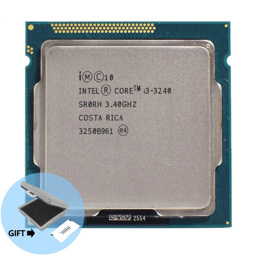 

Intel Core i3-3240 i3 3240 3.4 GHz Dual-Core CPU Processor 3M 55W LGA 1155 10pcs/Lot