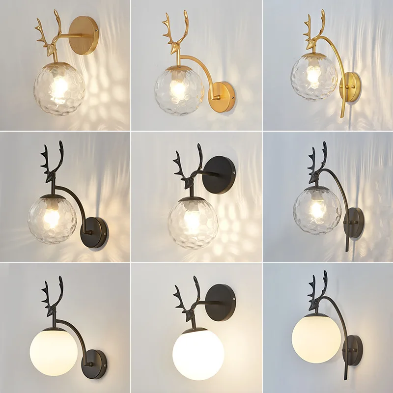 

Nordic LED Decor спальня настенные светильники Внутреннее освещение прикроватная лампа Черная комната на стену светильники для домашнего декора бра лестницы