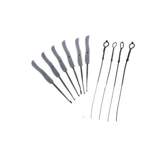 Serralheiro Lock Pick Set Aço Inoxidável Double Row Remoção Tensão Ganchos Lock Picks Ferramentas Lockpick