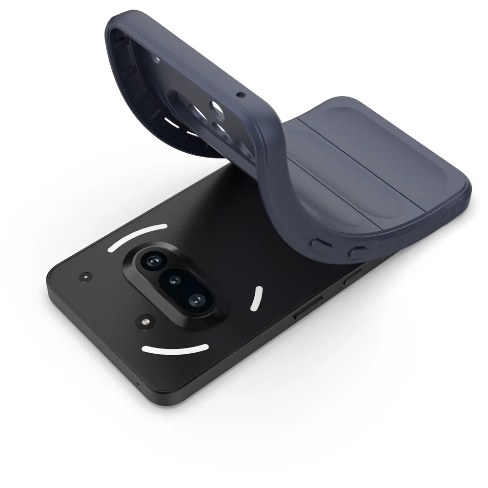 Enhanced Rugged Armor Anti-Shock Airbag Cushion Rubber Case with Lining Cloth