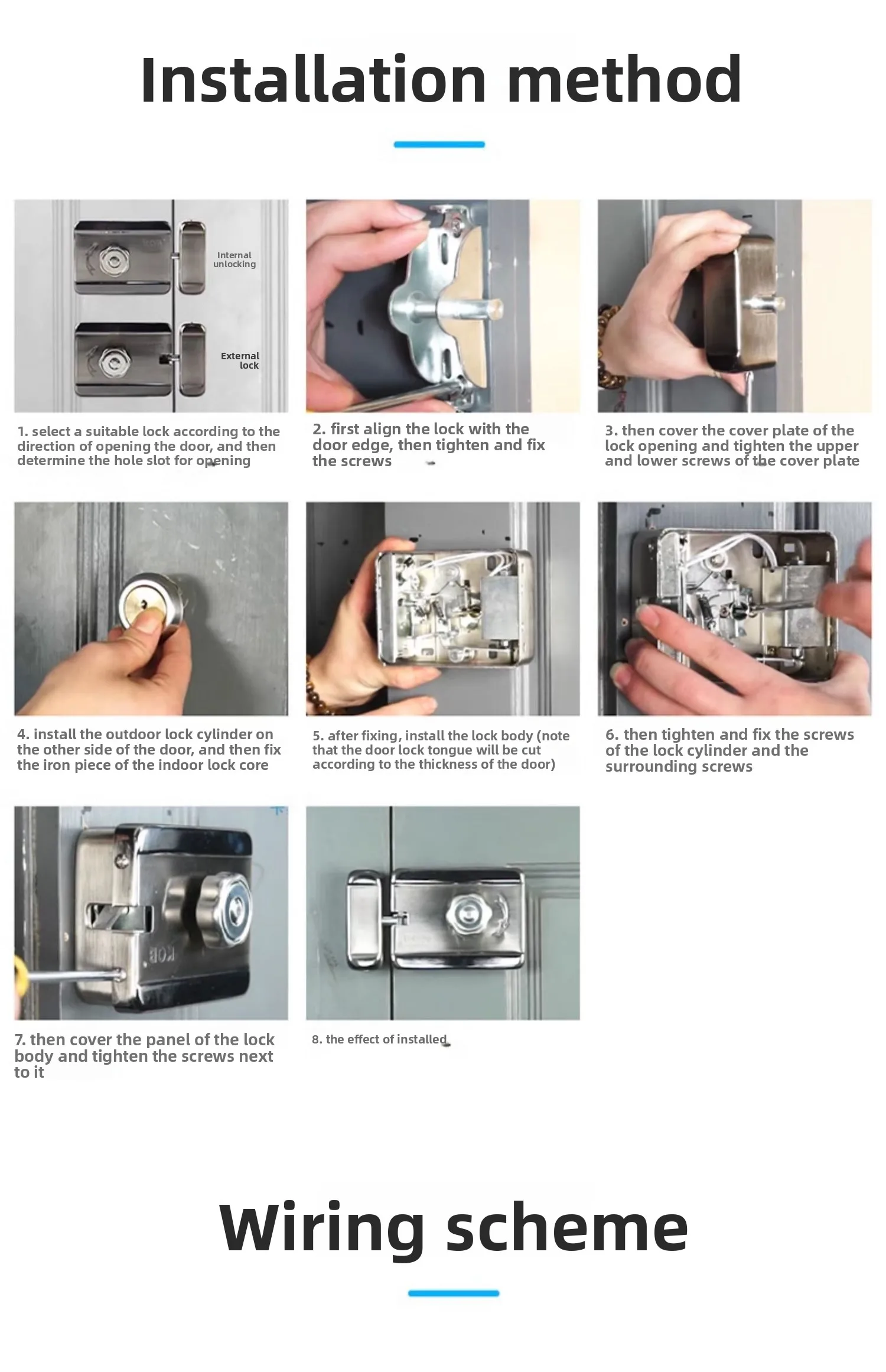 Intelligent Spiritual Lock Building Access Control Silent Electronic Control Loc