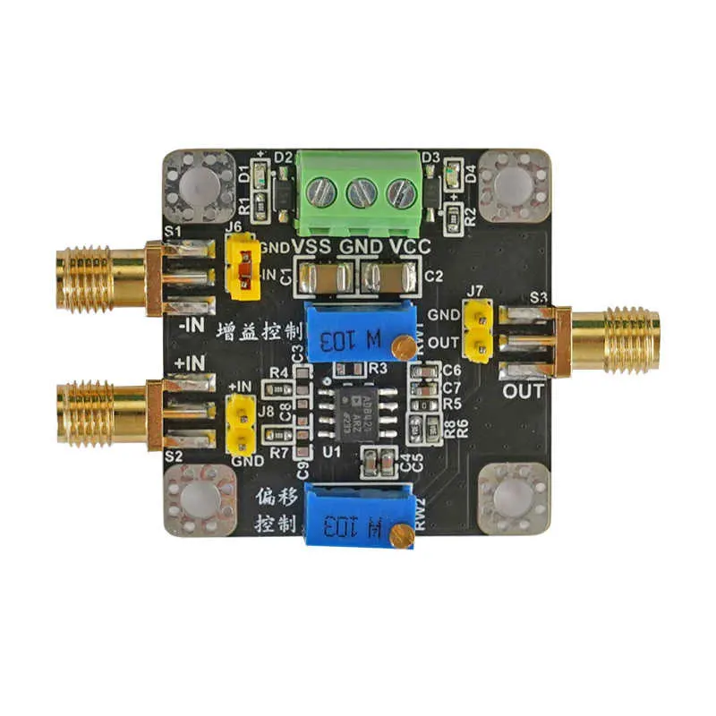 5pcs AD8421 Electronic Modules and Kits Instrumentation Amplifier ...