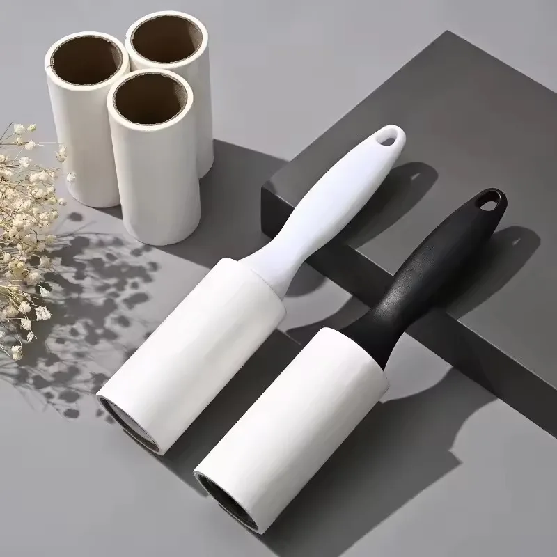 Lint Roller 1/3/6PCS Lint Roller with Refills Sticky Replace Paper Roll Perfect For Clothing Cleaning Pet Hair Replaceable Roll Brush