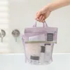 Mini Travel Grid Bag Portable Mesh Fabric Dacron Cosmetic Bag Toiletry Bag 3