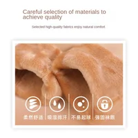 5Pairs/Lot Winter Warm Solid Women Socks Thicken Thermal Socks Wool Cashmere Black Skin Seamless Snow Sock Velvet Unisex Socks 6