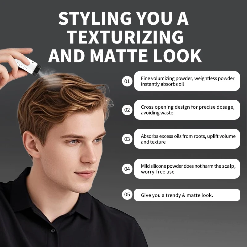 Hair Styling Powder Oil Control Volumizing Hair Powder Long-Lasting Fluffy Hair Powder Increase Hair Volume Fluffy Hair Powder view 2