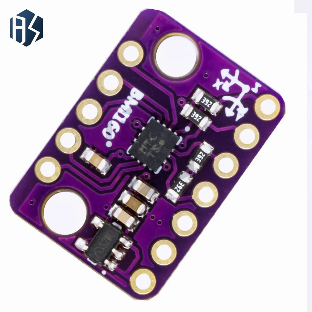 Module IMU BMI160 6DOF posé sur une surface, prêt pour l'intégration robotique