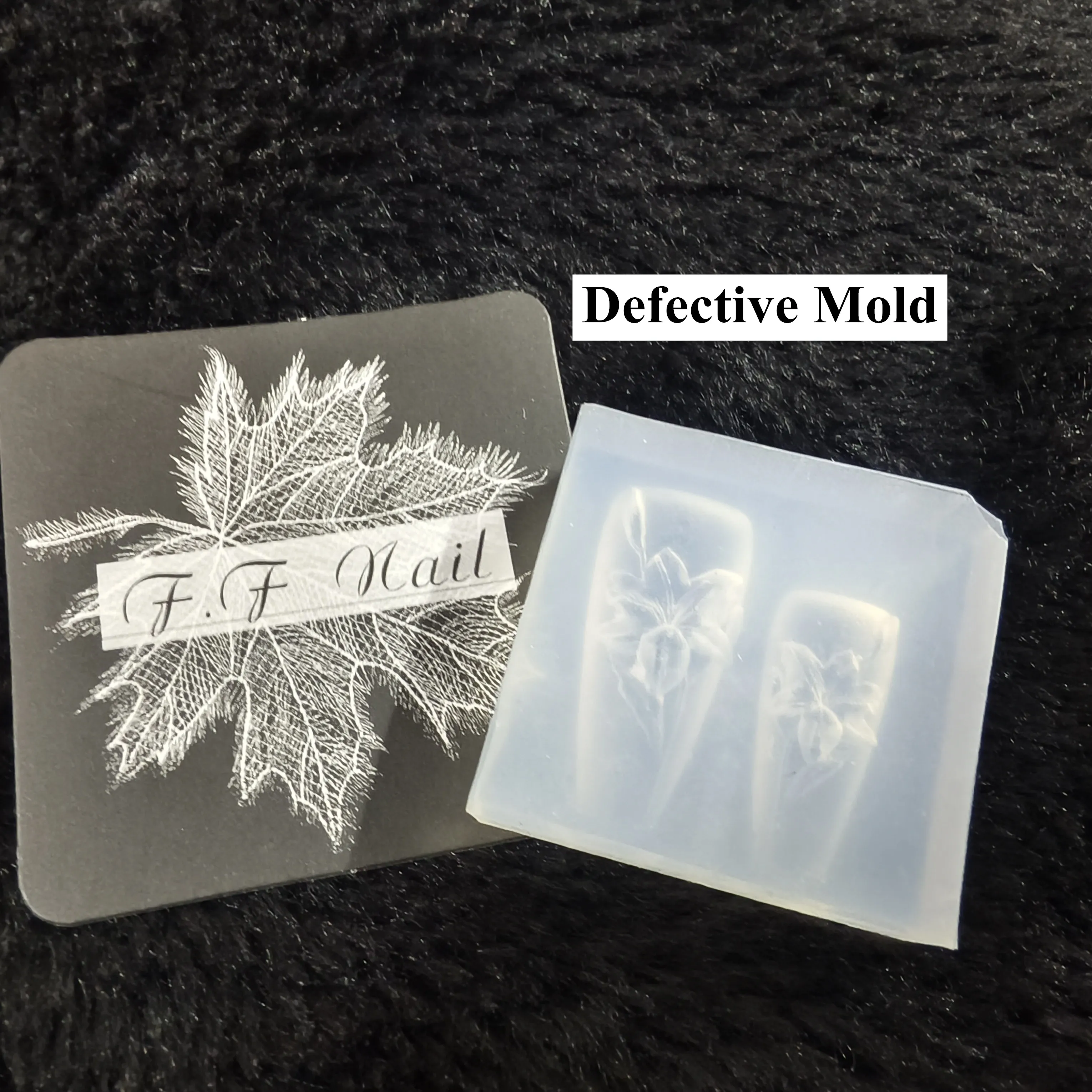 1pc Defective Mold Microblemish 3D Acrylic Nail Mold  Nails DIY Silicone Nail Stamping Plates Nails Products Nail 5