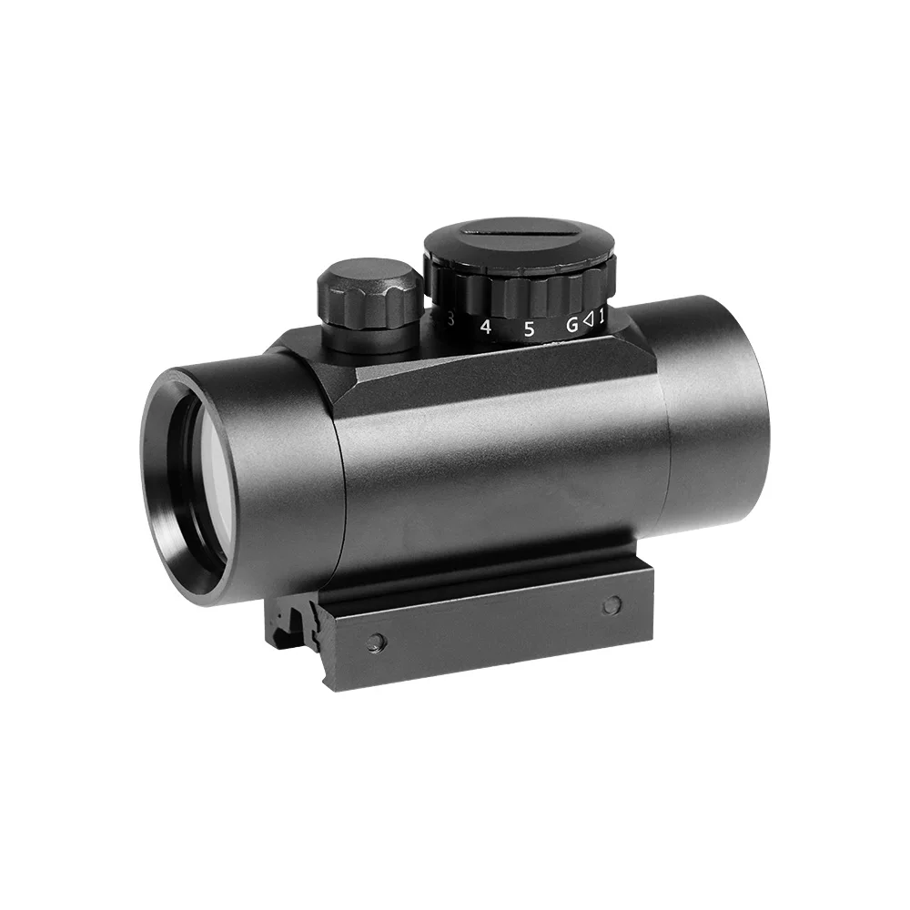 Red Green 1x40 Dot Sight Rifle Scope 11mm and 20mm Rail Hunting Optics Holographic Red Dot Sight Tactical Scope For Gun