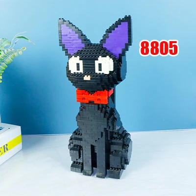 Animais de Estimação Blocos de Construção Brinquedos para Crianças Cães Gatos Kawaii Desenhos Animados Anime Figura Micro Faça Você Mesmo Construção Tijolos Presentes 20 Cheap Blocos