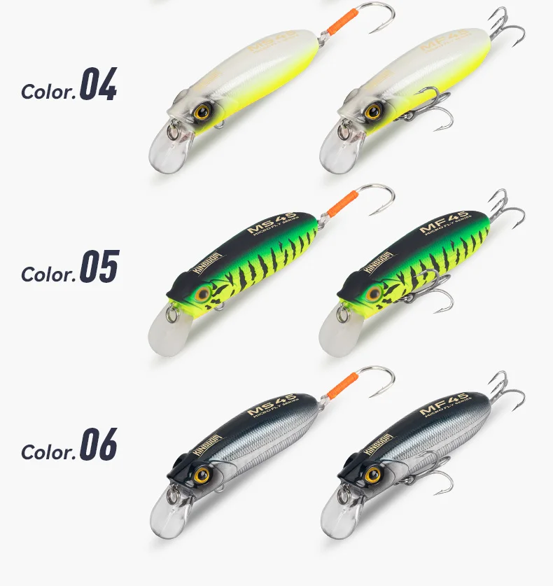 Kingdom Fishing Lure Micro Minnow 4,7 g 6 g 6,2 g 9,8 g 12,2 g sinkende schwimmende künstliche Köder 45 mm 55 mm 65 mm lange Wurf hart – Detail 11