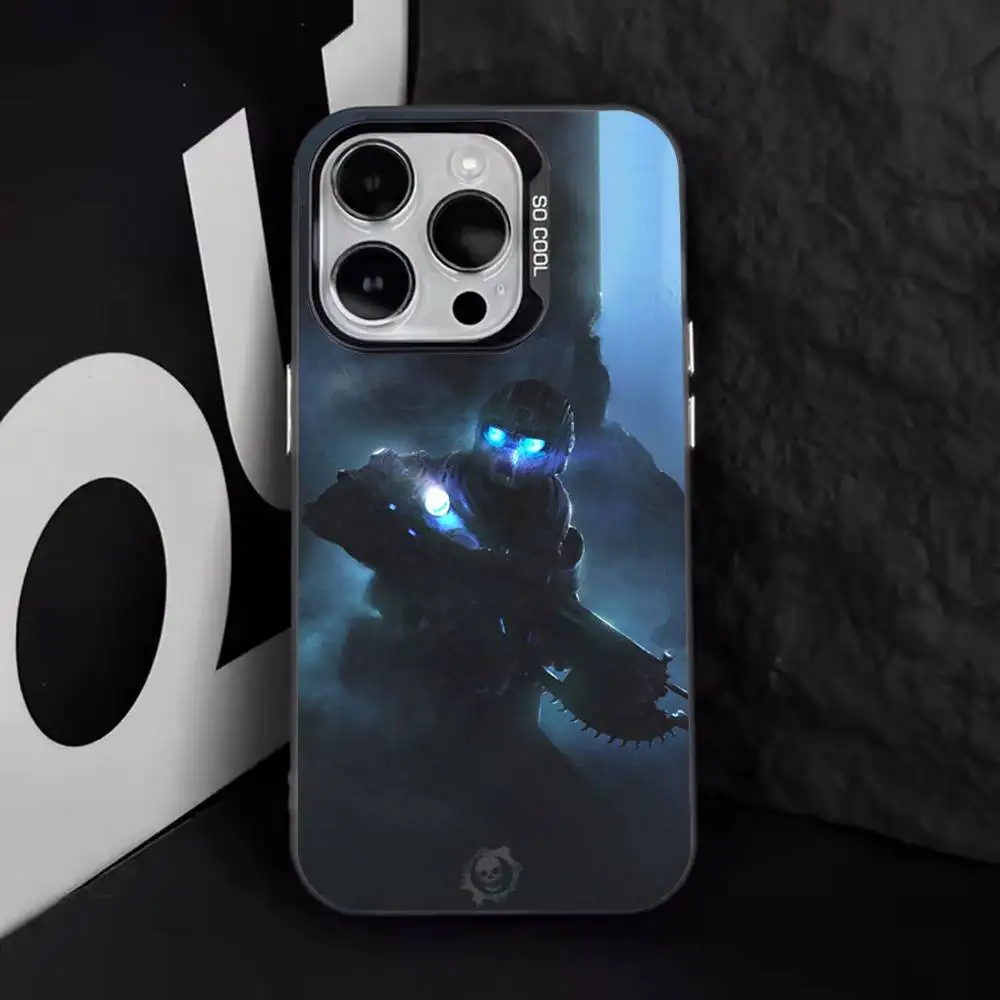 Black Matte Shockproof Gamer Phone Case