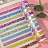 50 Rolls Random Design Glitter Washi Masking Tape Set Decorative Craft Tape Collection for DIY and Gift Wrapping 2