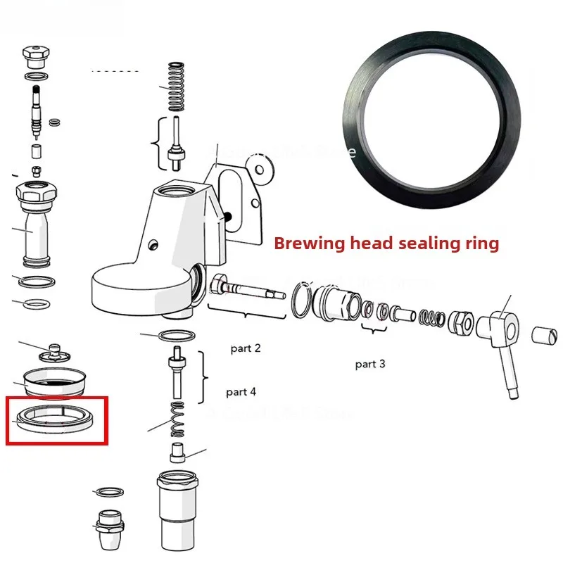 2pcs Applicable To Lelit Bianca V3 Coffee Machine Brewing Head
