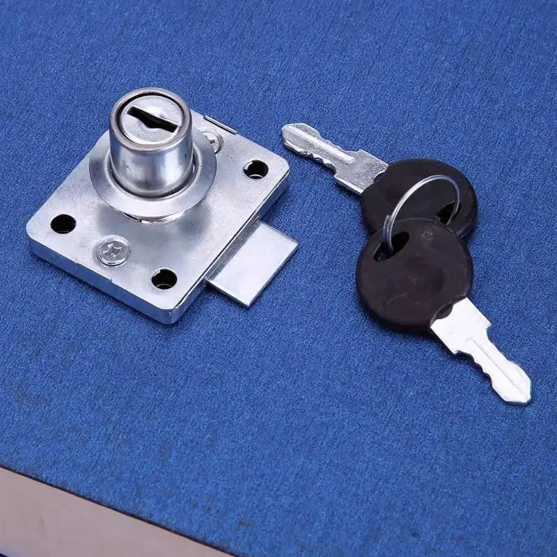

138C-22 Steel Desk Drawer Lock Wardrobe Cabinet Furniture Cam Lock Cold Rolled Steel Zinc Alloy Cabinet Safety Locker with 2 Key