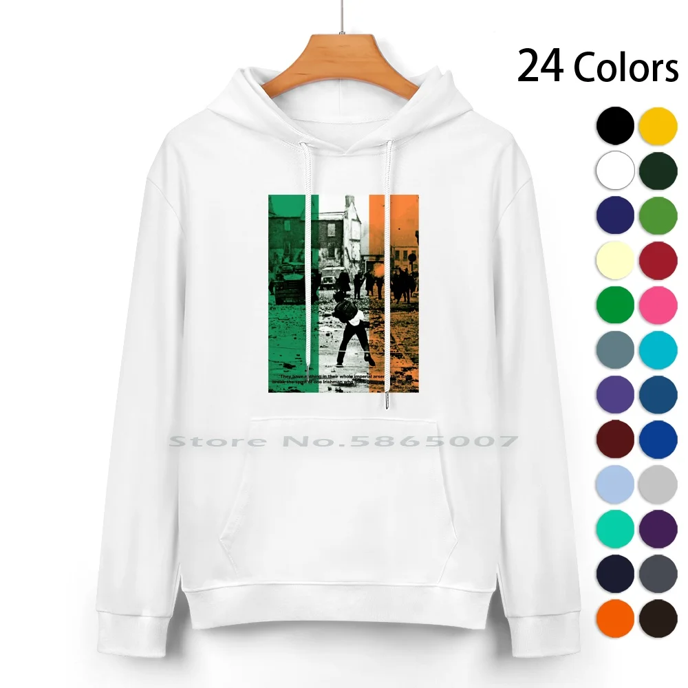 

Bobby Sands-An Irishman Who Doesnt Want To Be Broken. Pure Cotton Hoodie Sweater 24 Colors Irish Sinn Fein Fenian 1916 Bobby