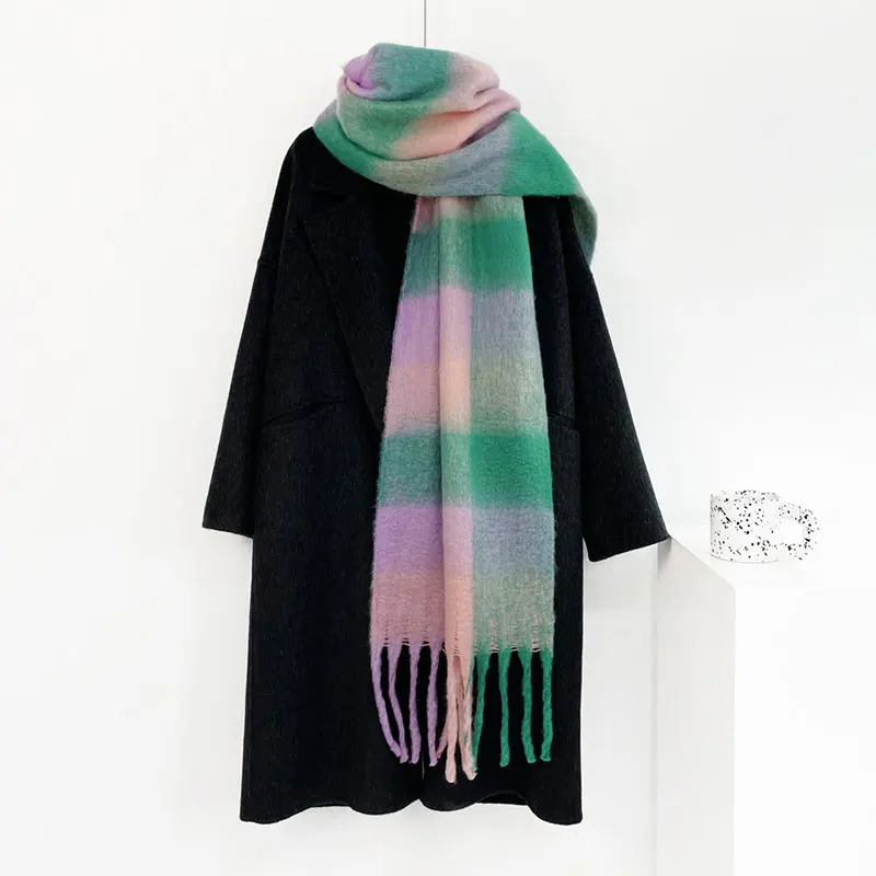 Рисунок 5 - Цветной клетчатый шарф