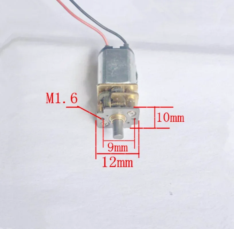 

N20 Micro DC Gear Motor 3V 5V 6V Small All-metal Gear Reducer Motor