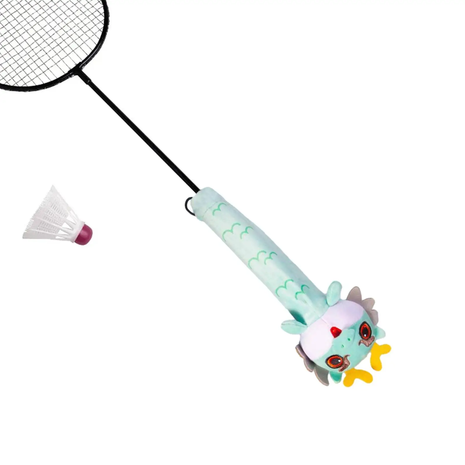 

Badminton Racket Handle Cover Cartoon Tennis Grip Anti Slip Shock Absorbing Racquet Badminton Overgrip Racket Handle Grip Sleeve