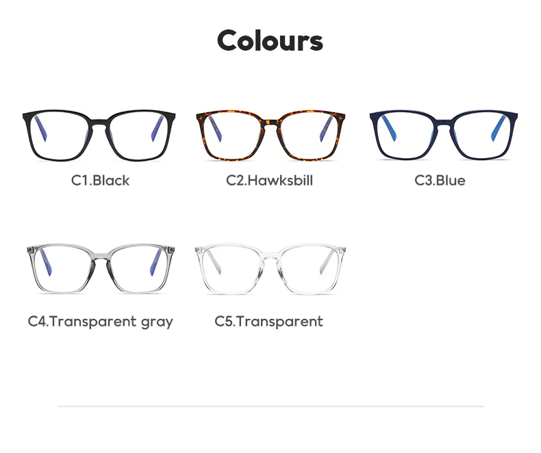 Anti Blue Light Glasses Computer Eyewear Men's Women's Eyeglasses With Frame Blocking Woman's Optical Lenses Lunette Accessories blue filter glasses