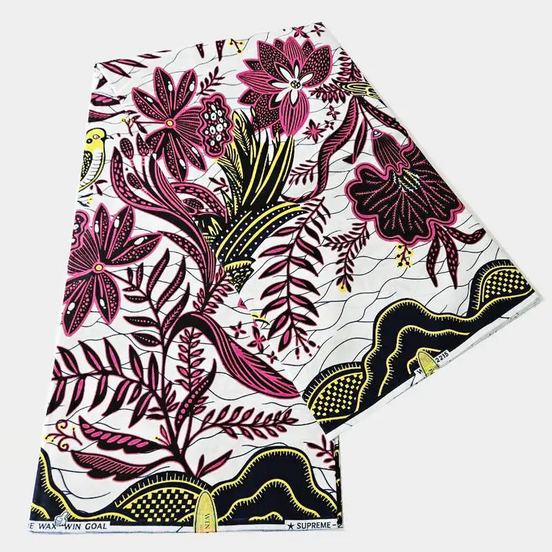 Holland wax fabric cotton textile Item No. J2-4 african wax fabric
