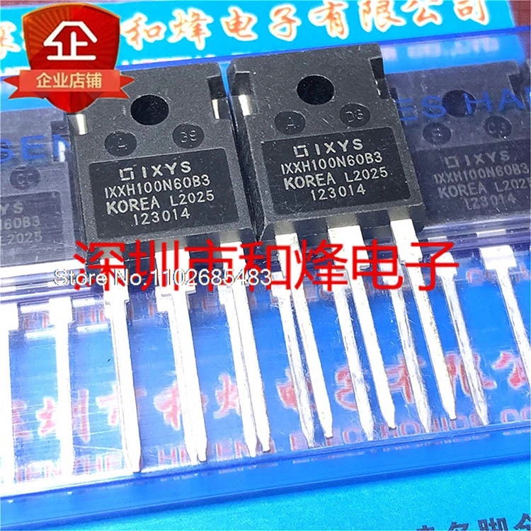 

IXXH100N60B3 TO-247 600V 100A IGBT