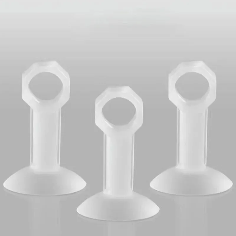 Door Stopper Silicone Door Stopper Door Stopper Bumpers Silicone Rubber Bumpers Transparent Door Stop with Suction Cup New Rubber Anti-Collision Doors Handle er Ring Wall Protection Pad Doorknob Mute Tool