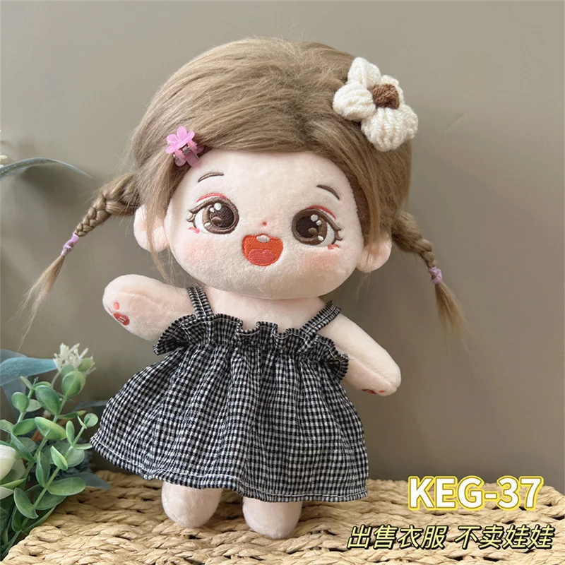 thumbnail image 1 of Ropa de muñeca para 20cm, traje de algodón de Idol, accesorios florales, falda, traje de fresa, ropa, colección de bricolaje, regalo sin muñeca, 1 of 5