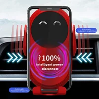 Fashion Qi Fast Wireless Charger Car Phone Holder Smart Infrared Sensor Air Vent Mount Automatic Clamping Mobile Phone Stand S11 - Image 2