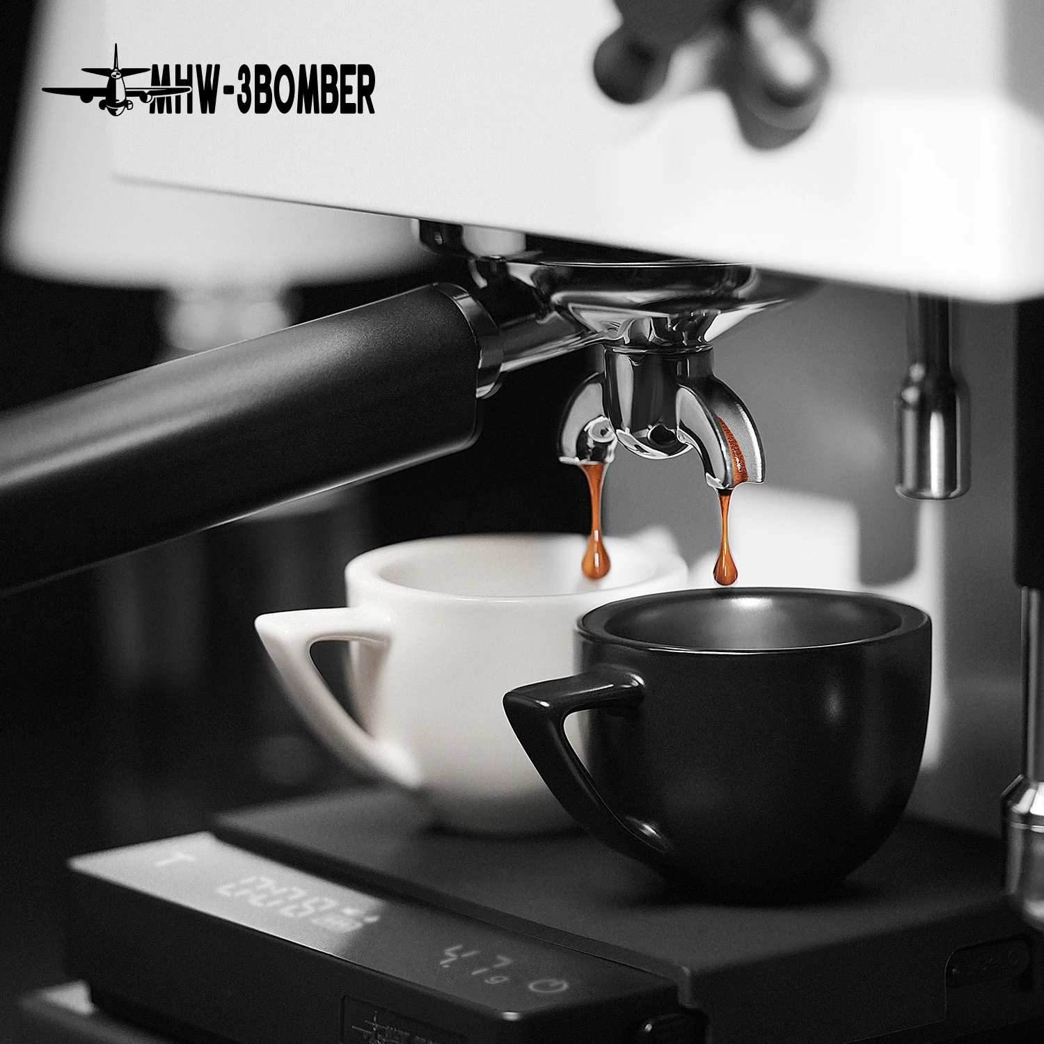 كوب قهوة إسبريسو سيراميك أبيض 90مل من MHW-3BOMBER...