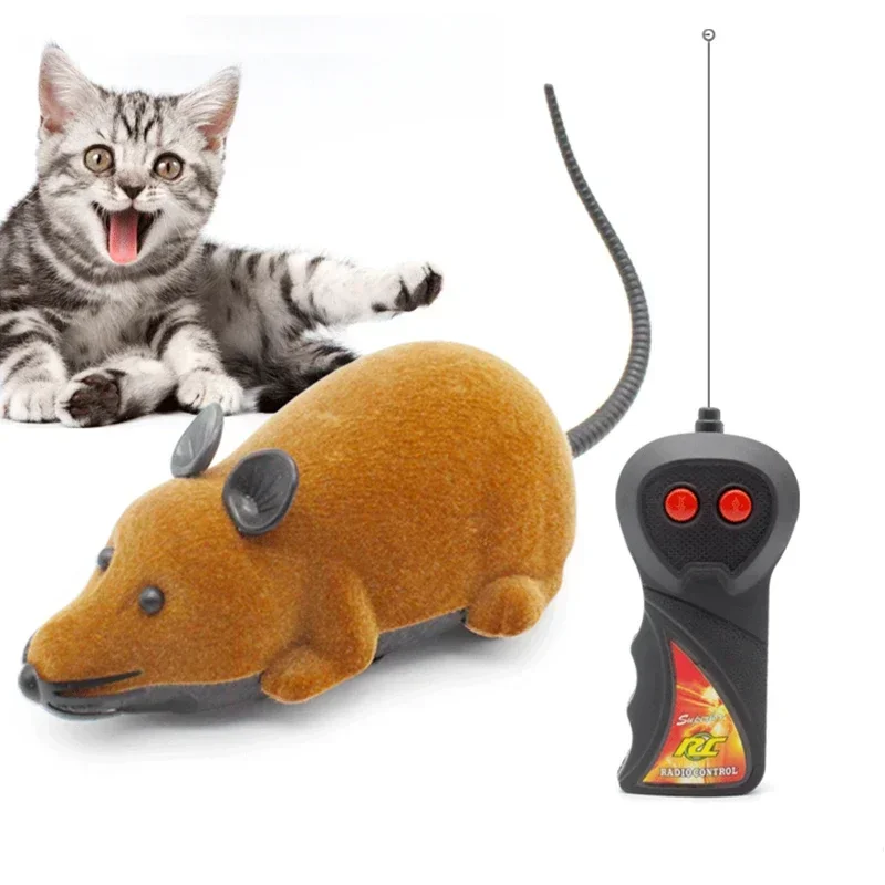 Pet Cat Toy Mechanical Motion Rat Wireless Remote Electronic Rat Kitten Novelty Funny Pet Supplies Pets Gift Cat Toys Puppy pet toy cat toy