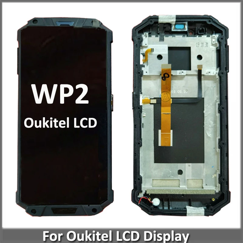

Original LCD Display For Oukitel WP2 Touch Screen With Frame Digitizer Assembly Replacement Parts