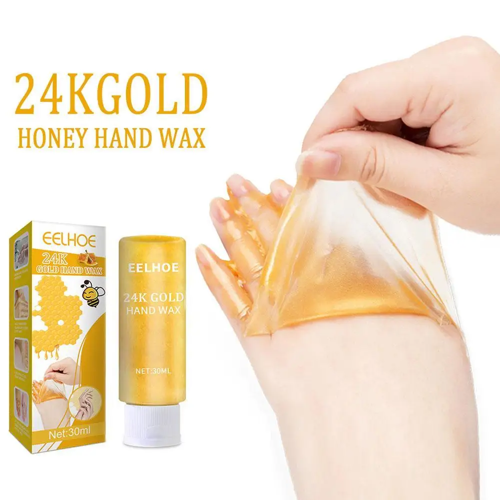 30ml 24k Gold Hand Mask Honey Hand Wax Delicate Moisturizing Hand Mask